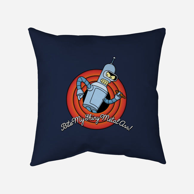 Bite My Shiny Metal-none removable cover w insert throw pillow-Barbadifuoco