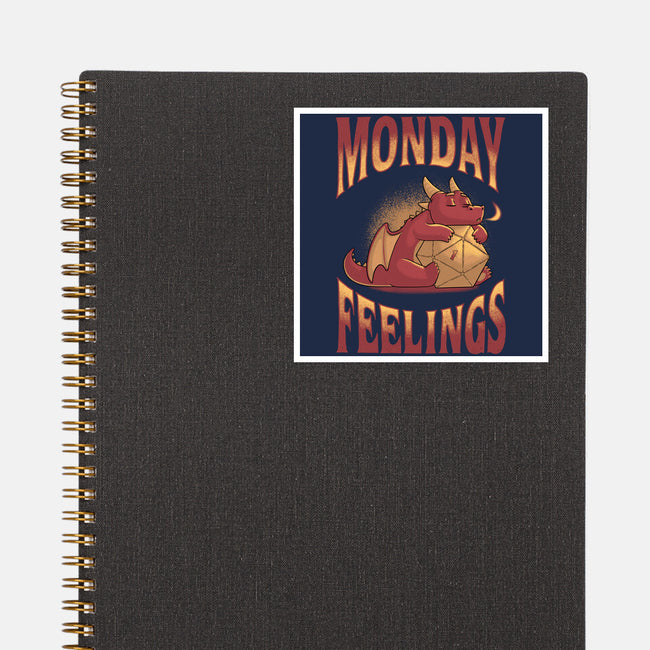 Monday Feelings-none glossy sticker-Studio Mootant