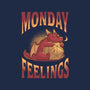Monday Feelings-none removable cover w insert throw pillow-Studio Mootant