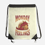 Monday Feelings-none drawstring bag-Studio Mootant