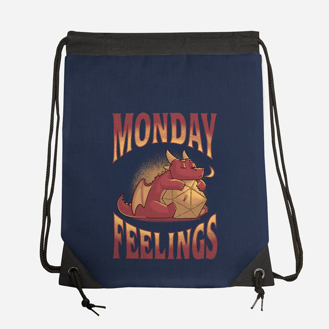 Monday Feelings-none drawstring bag-Studio Mootant
