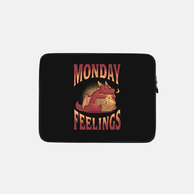 Monday Feelings-none zippered laptop sleeve-Studio Mootant