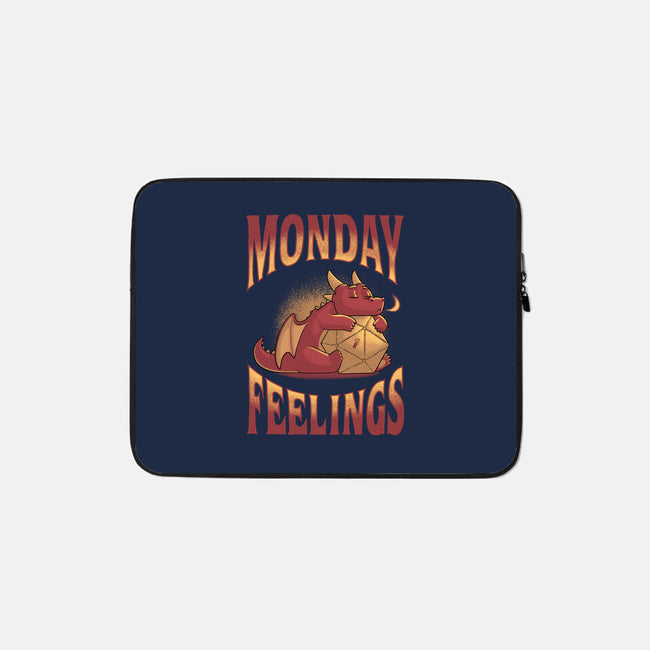 Monday Feelings-none zippered laptop sleeve-Studio Mootant