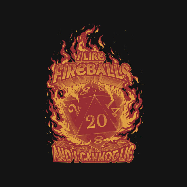 I Like Fireballs-none drawstring bag-Studio Mootant