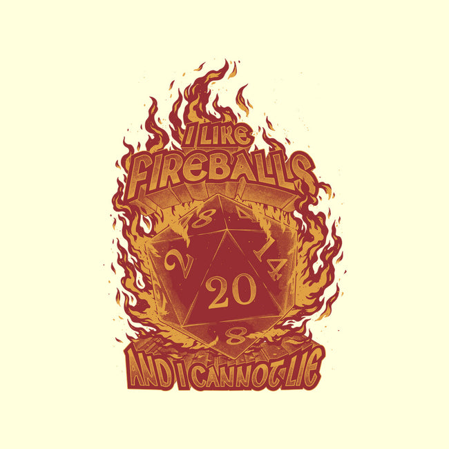 I Like Fireballs-none drawstring bag-Studio Mootant