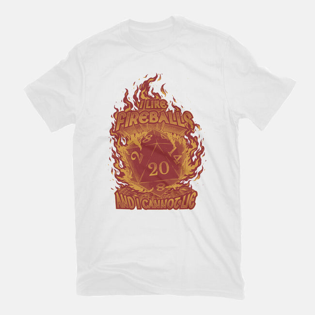 I Like Fireballs-womens fitted tee-Studio Mootant