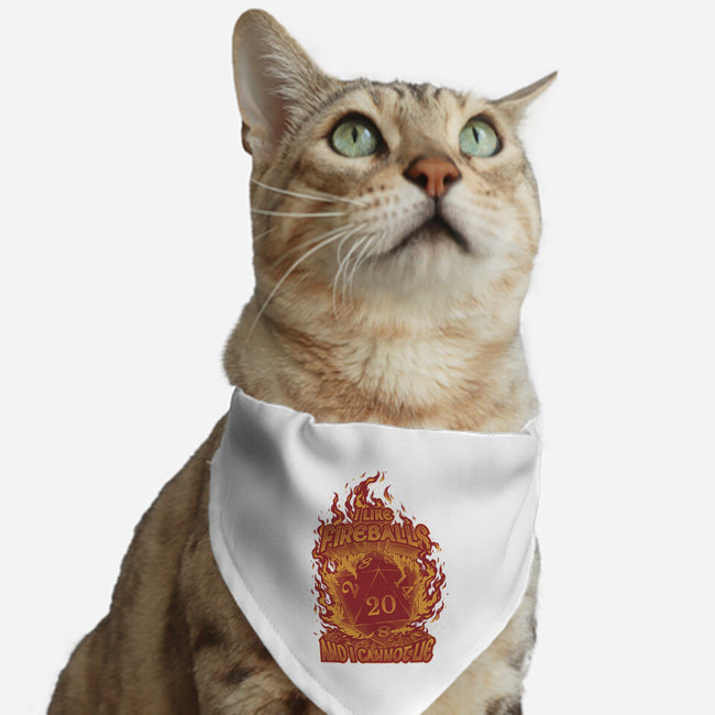 I Like Fireballs-cat adjustable pet collar-Studio Mootant