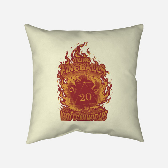I Like Fireballs-none removable cover w insert throw pillow-Studio Mootant