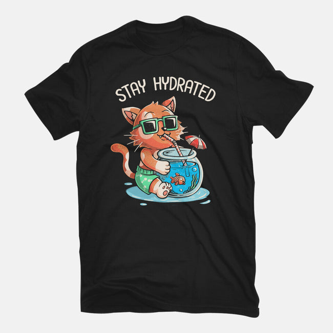 Stay Hydrated Cat-youth basic tee-tobefonseca