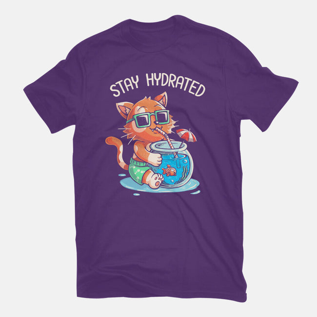 Stay Hydrated Cat-youth basic tee-tobefonseca