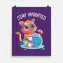 Stay Hydrated Cat-none matte poster-tobefonseca