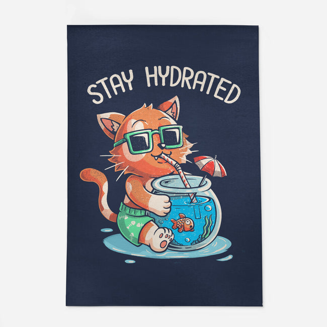 Stay Hydrated Cat-none indoor rug-tobefonseca