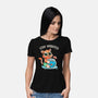 Stay Hydrated Cat-womens basic tee-tobefonseca