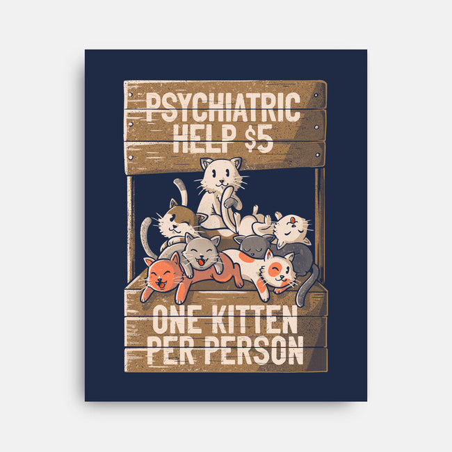 One Kitten Per Person-none stretched canvas-tobefonseca
