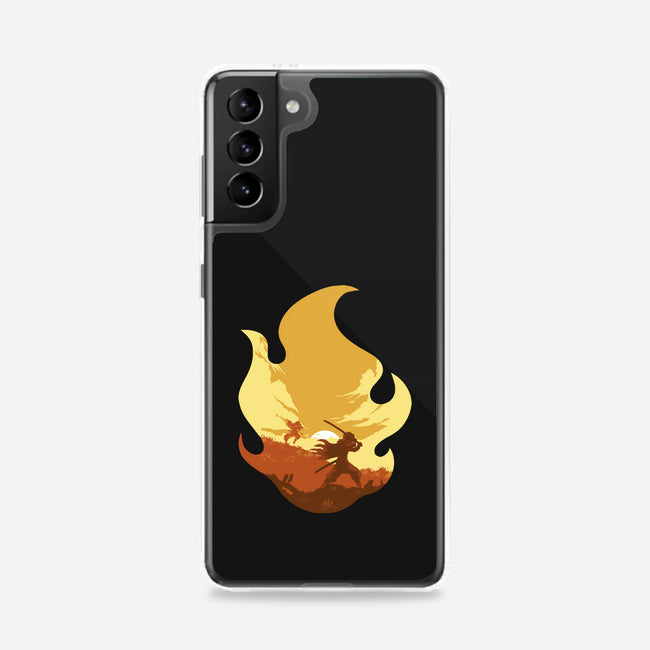 Rengoku's Flame-samsung snap phone case-RamenBoy