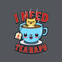 I Need Tea-rapy-none removable cover w insert throw pillow-Boggs Nicolas