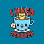 I Need Tea-rapy-none removable cover w insert throw pillow-Boggs Nicolas