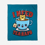 I Need Tea-rapy-none fleece blanket-Boggs Nicolas