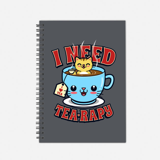 I Need Tea-rapy-none dot grid notebook-Boggs Nicolas