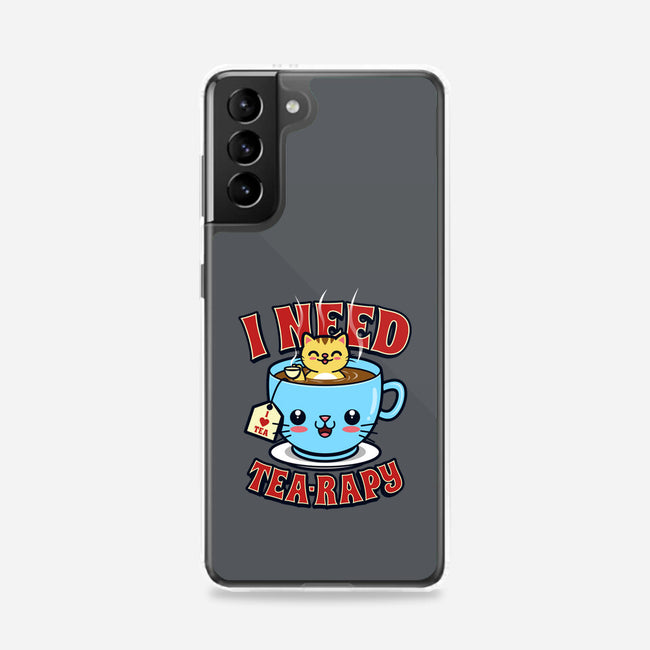 I Need Tea-rapy-samsung snap phone case-Boggs Nicolas