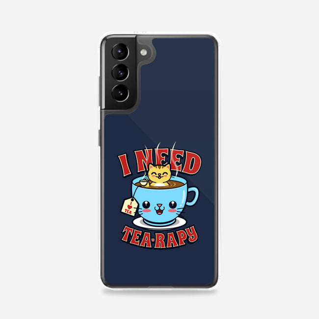 I Need Tea-rapy-samsung snap phone case-Boggs Nicolas