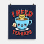 I Need Tea-rapy-none matte poster-Boggs Nicolas