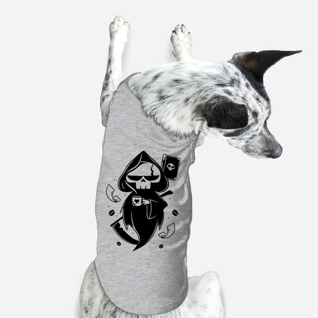 Paperwork And Coffee-dog basic pet tank-Alundrart