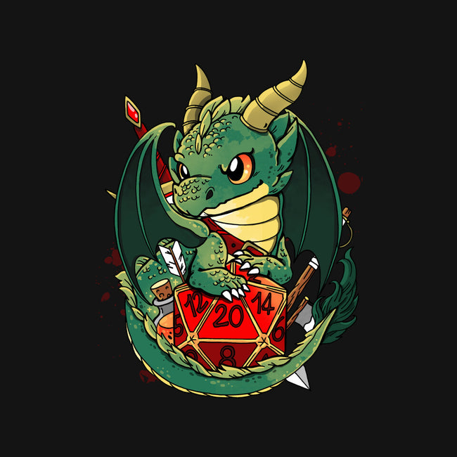 Dragon Role Dice-mens basic tee-Vallina84