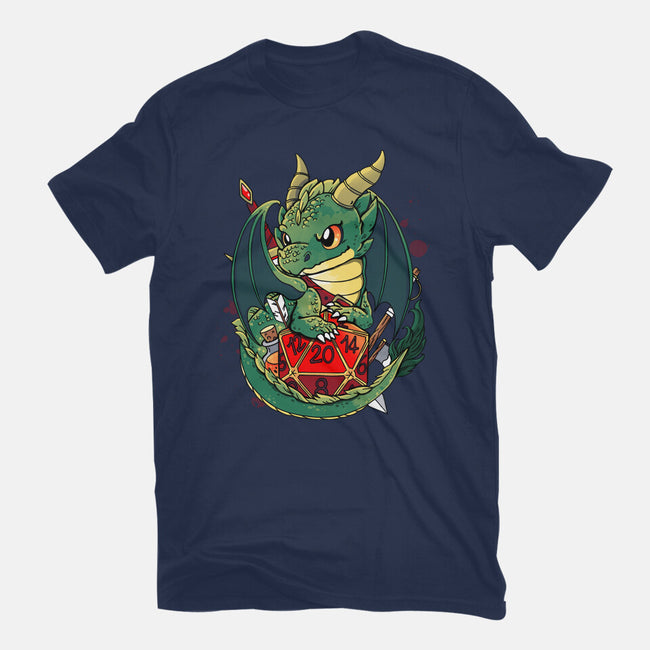 Dragon Role Dice-mens heavyweight tee-Vallina84