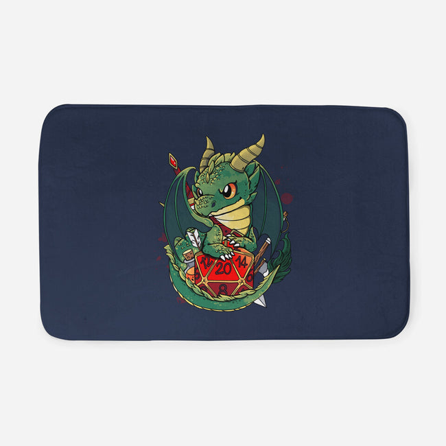 Dragon Role Dice-none memory foam bath mat-Vallina84