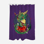 Dragon Role Dice-none polyester shower curtain-Vallina84