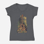 Survival Song-womens v-neck tee-eduely