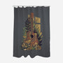 Survival Song-none polyester shower curtain-eduely
