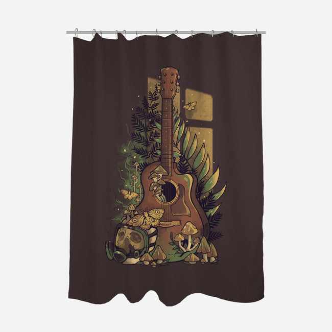 Survival Song-none polyester shower curtain-eduely