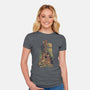 Survival Song-womens fitted tee-eduely