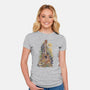 Survival Song-womens fitted tee-eduely
