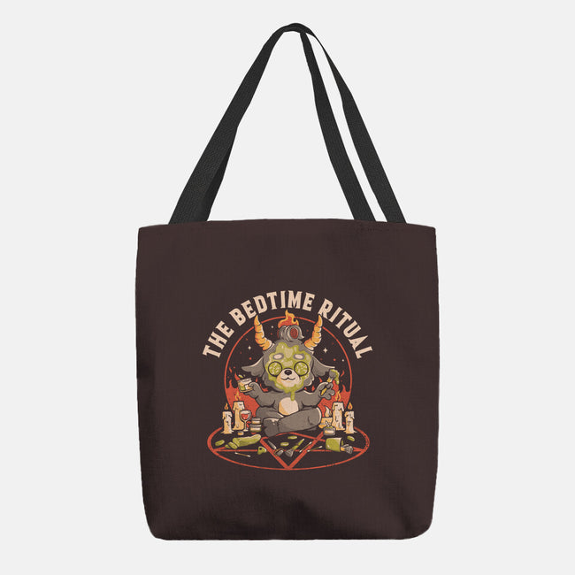 The Bedtime Ritual-none basic tote bag-eduely