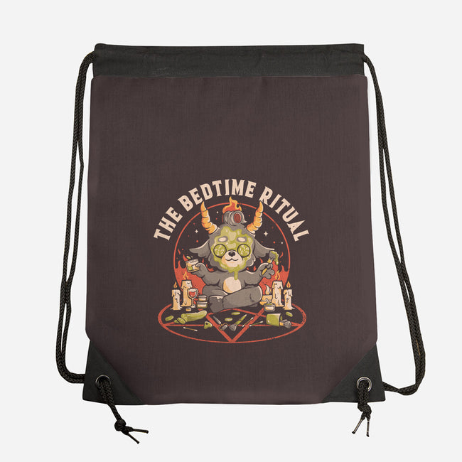 The Bedtime Ritual-none drawstring bag-eduely