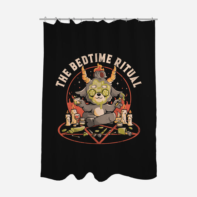 The Bedtime Ritual-none polyester shower curtain-eduely