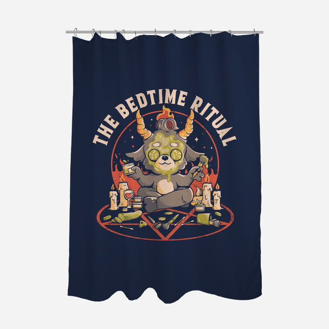The Bedtime Ritual-none polyester shower curtain-eduely