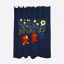 Barry, Barry Night-none polyester shower curtain-naomori