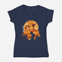 Ace Sunset-womens v-neck tee-dandingeroz