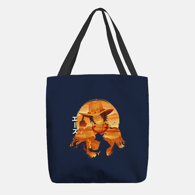 Ace Sunset-none basic tote bag-dandingeroz