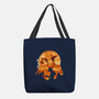 Ace Sunset-none basic tote bag-dandingeroz