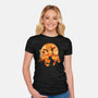 Ace Sunset-womens fitted tee-dandingeroz