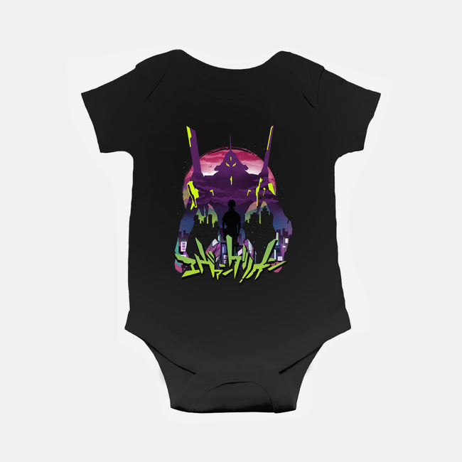 An Eva Sunset-baby basic onesie-dandingeroz