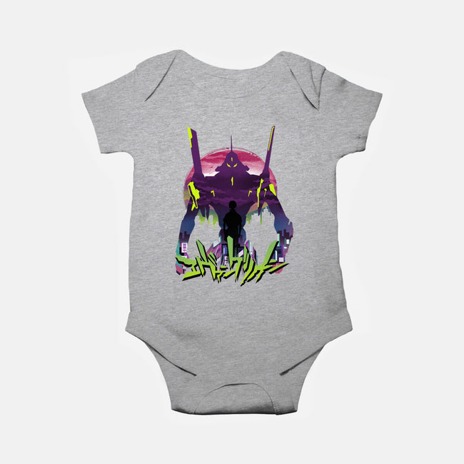 An Eva Sunset-baby basic onesie-dandingeroz