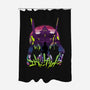 An Eva Sunset-none polyester shower curtain-dandingeroz