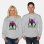 An Eva Sunset-unisex crew neck sweatshirt-dandingeroz