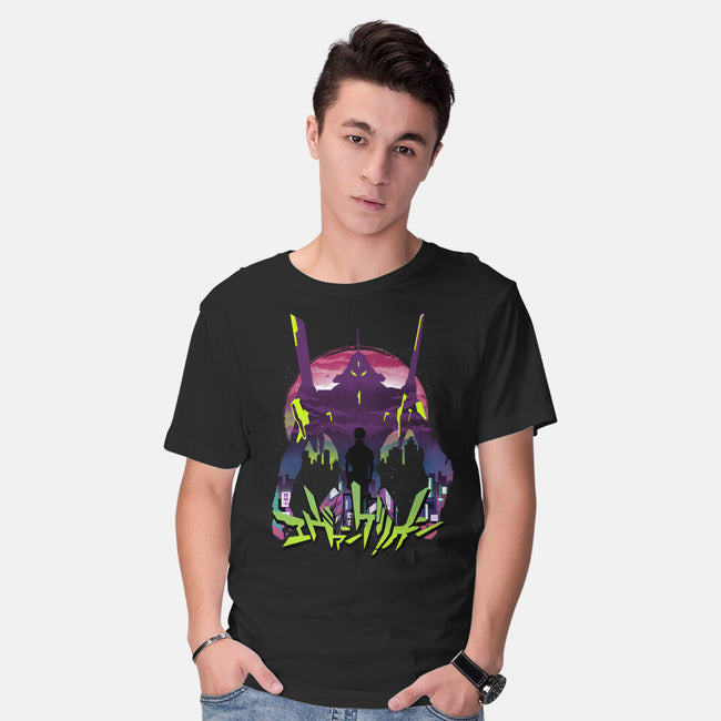 An Eva Sunset-mens basic tee-dandingeroz